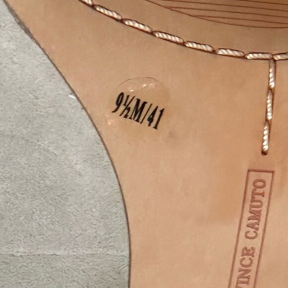 Vince Camuto Taupe Suede Heels - Picture 7 of 8